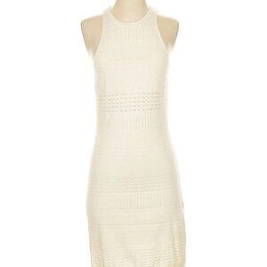 Abercrombie & Fitch NWT Ivory Knit Sweater Mini Dress - Medium